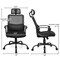 Black Mesh Office Chair Ergonomic Massage Lumbar Support Adjustable Headrest